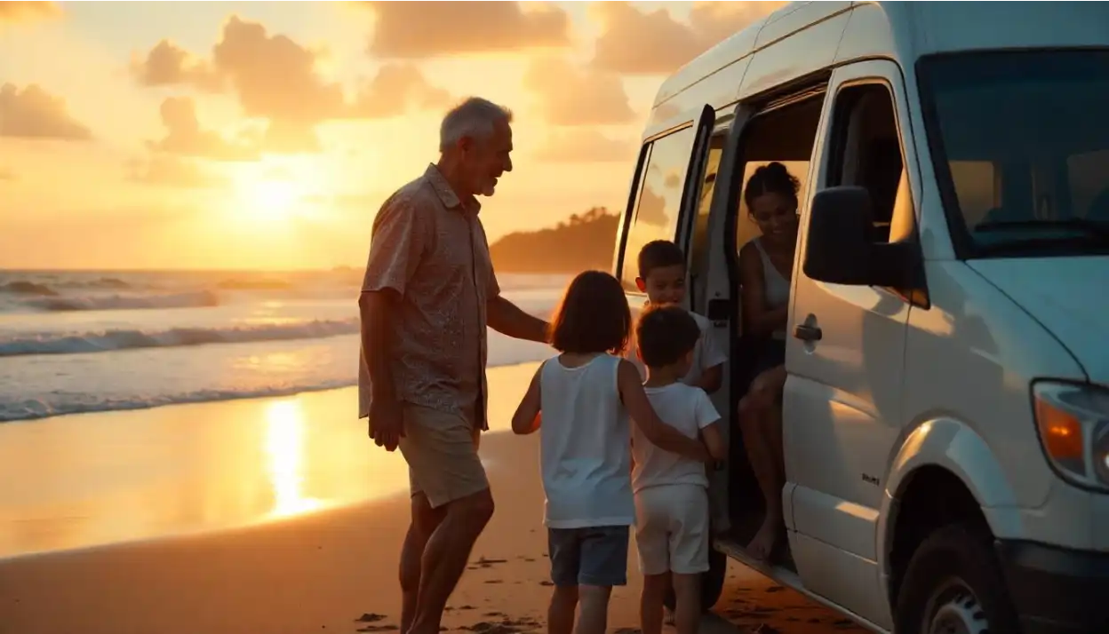 Vehicle for 1 to 6 passengers